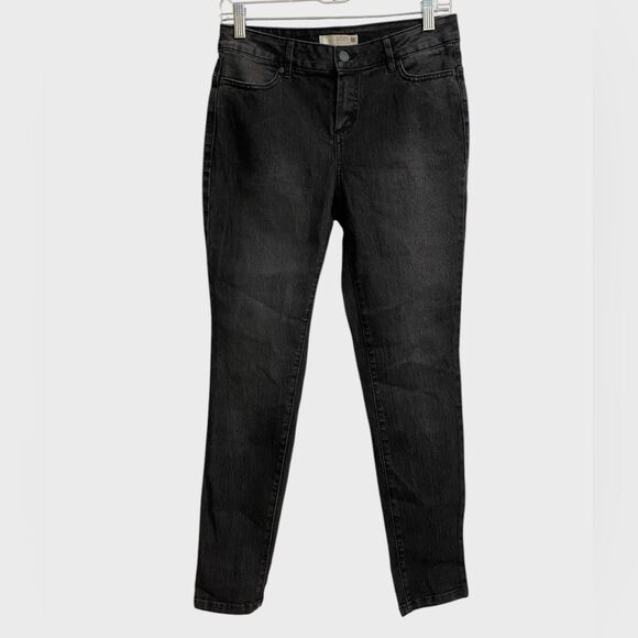 Route 66 Women's Black Skinny Jeans Size 27 Casual Grunge Goth Mid-Rise - Picture 1 of 11